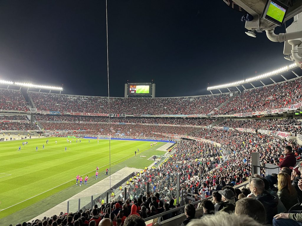 Sân Monumental trong trận River Plate gặp Unión năm 2023