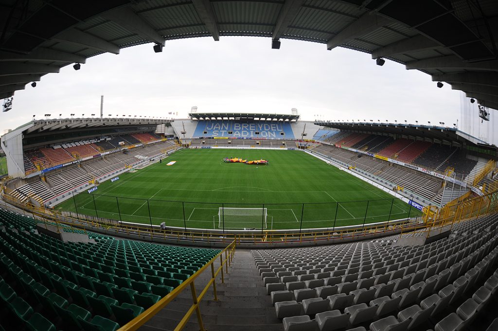 Jan Breydel Stadium tại Bruges trong Belgian Pro League
