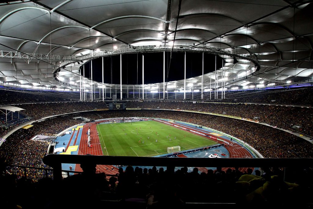 Sân Bukit Jalil trong một trận chung kết bóng đá Đông Nam Á