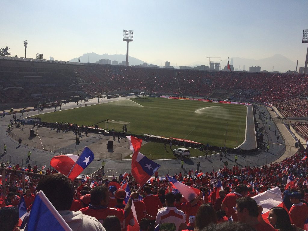 Estadio Nacional de Chile trong trận chung kết Copa América 2015