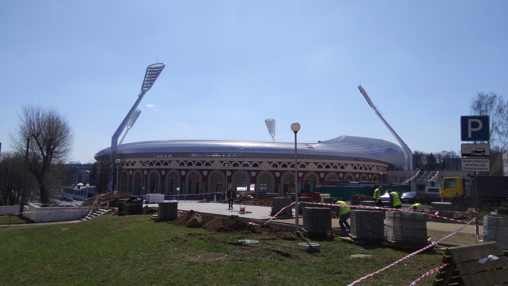 Dinamo Stadium Minsk sau cải tạo