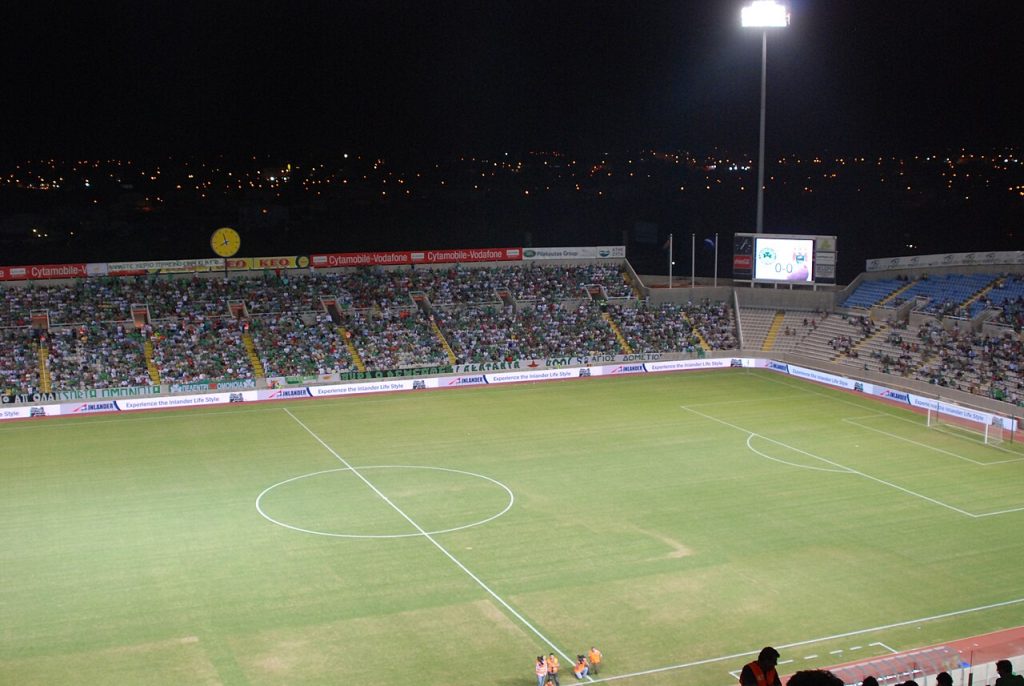 GSP Stadium trong ảnh tư liệu về Omonia Nicosia