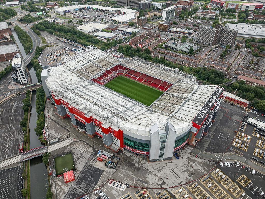 Khán đài sân Old Trafford của Manchester United