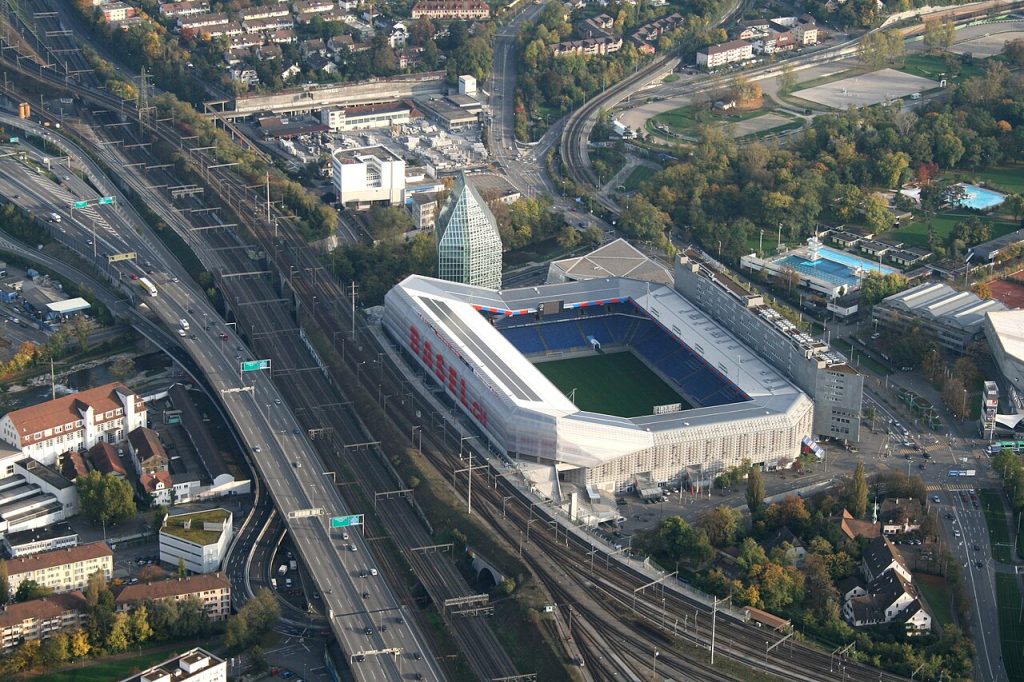 St. Jakob-Park tại Basel trong Swiss Super League