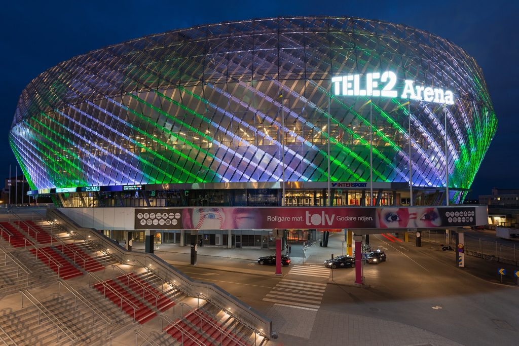 Tele2 Arena trong ảnh tư liệu Hammarby