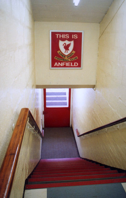 Biển This is Anfield tại sân của Liverpool