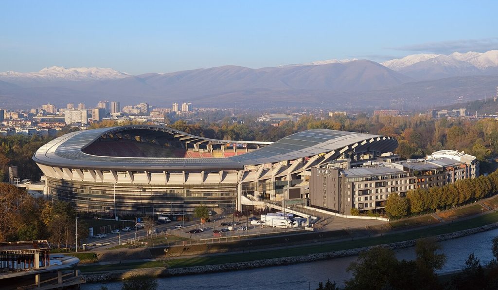 Tose Proeski Arena trong ảnh tư liệu Vardar Skopje
