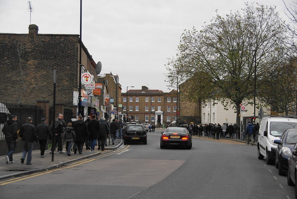 Khán đài White Hart Lane cũ của Tottenham Hotspur