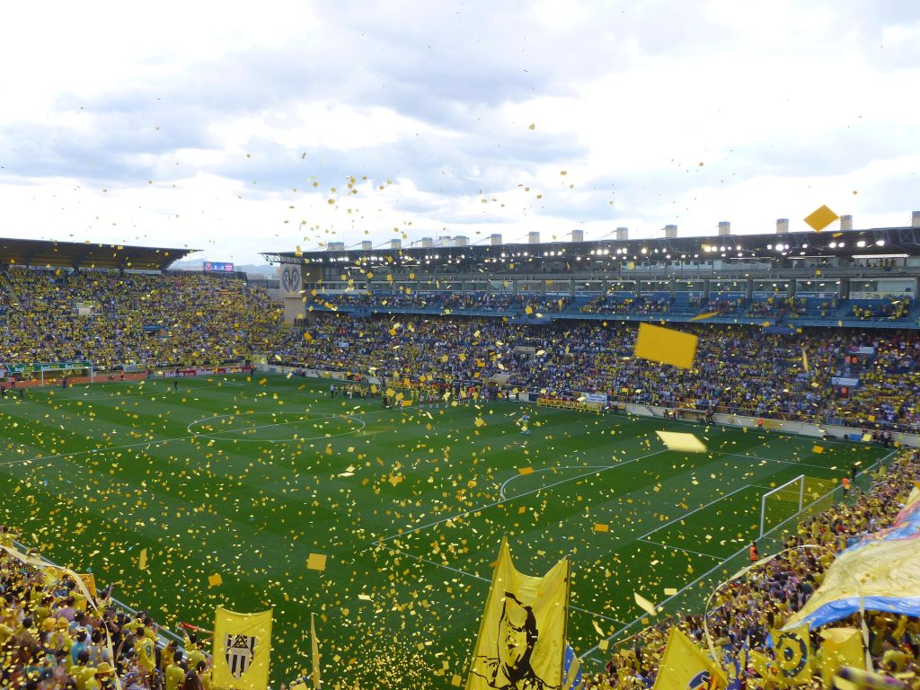 Khung cảnh sân nhà của Villarreal trong ngày thi đấu