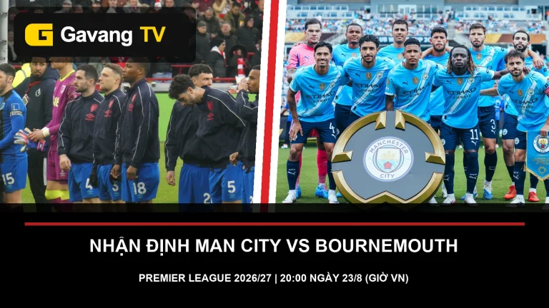 Ảnh thật Manchester City và AFC Bournemouth trước trận Premier League 2026/27