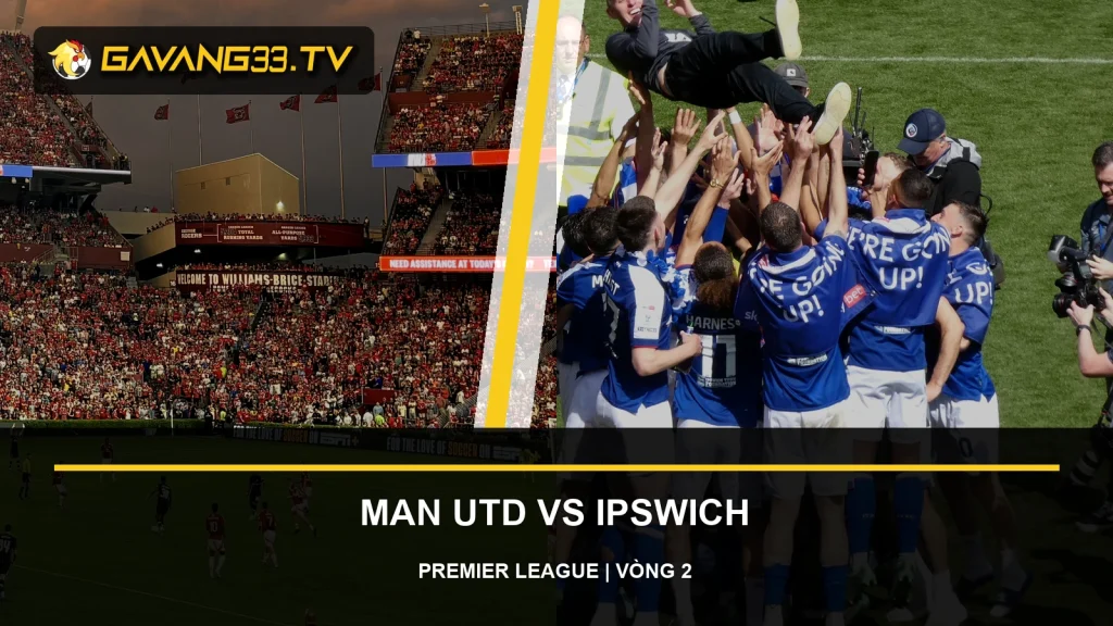 Ảnh tư liệu Manchester United và Ipswich Town trước trận Premier League