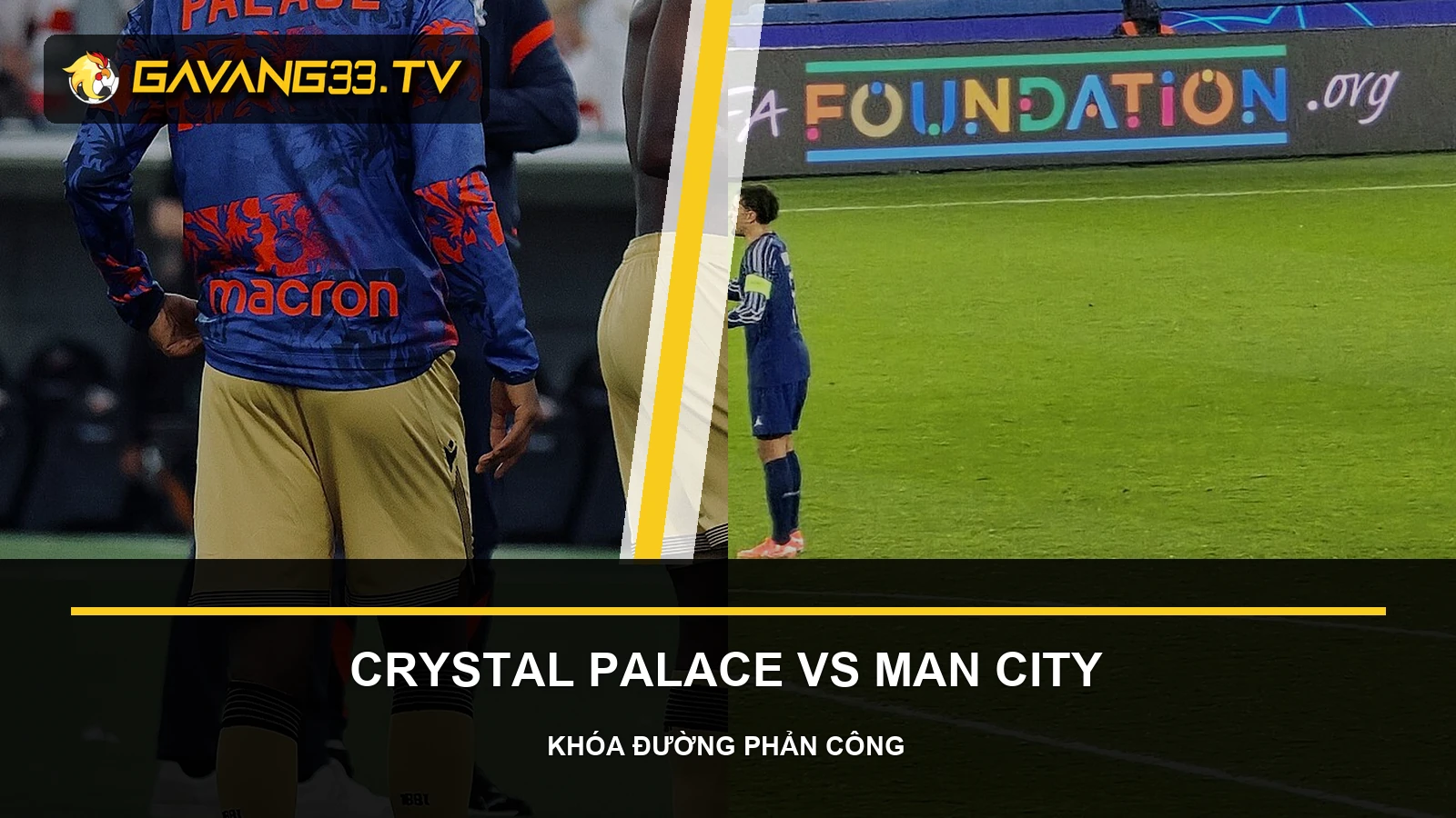 Ảnh tư liệu Crystal Palace và Manchester City trước trận Premier League