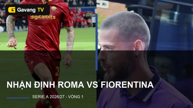 Ảnh thật cầu thủ Roma và Fiorentina, có logo website