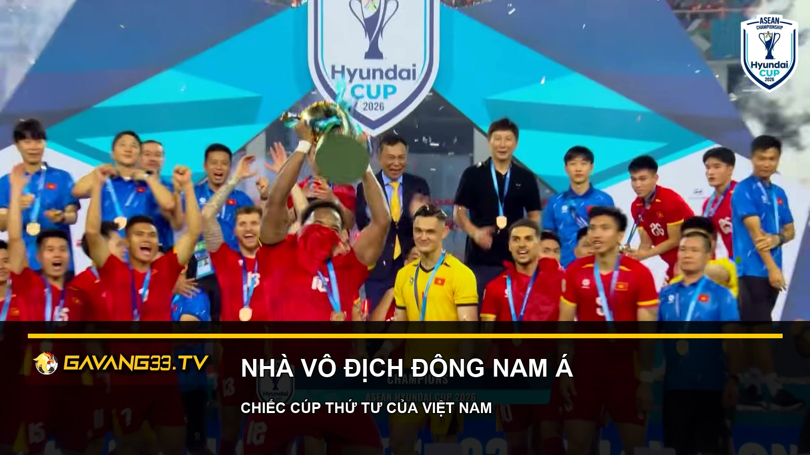 Cầu thủ Việt Nam trong trận chung kết lượt về ASEAN Cup 2026 với Thái Lan