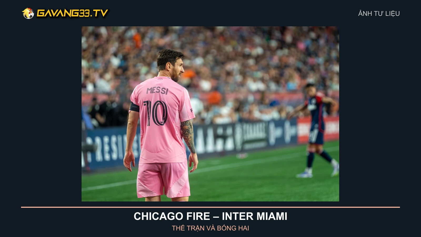 Ảnh tư liệu Lionel Messi trong màu áo Inter Miami năm 2025