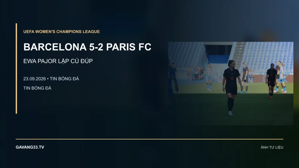 Ảnh tư liệu Ewa Pajor trong màu áo Barcelona năm 2024