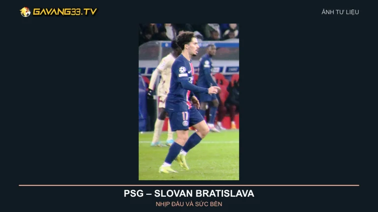 Ảnh tư liệu cầu thủ Paris Saint-Germain trong trận tại Salzburg năm 2024