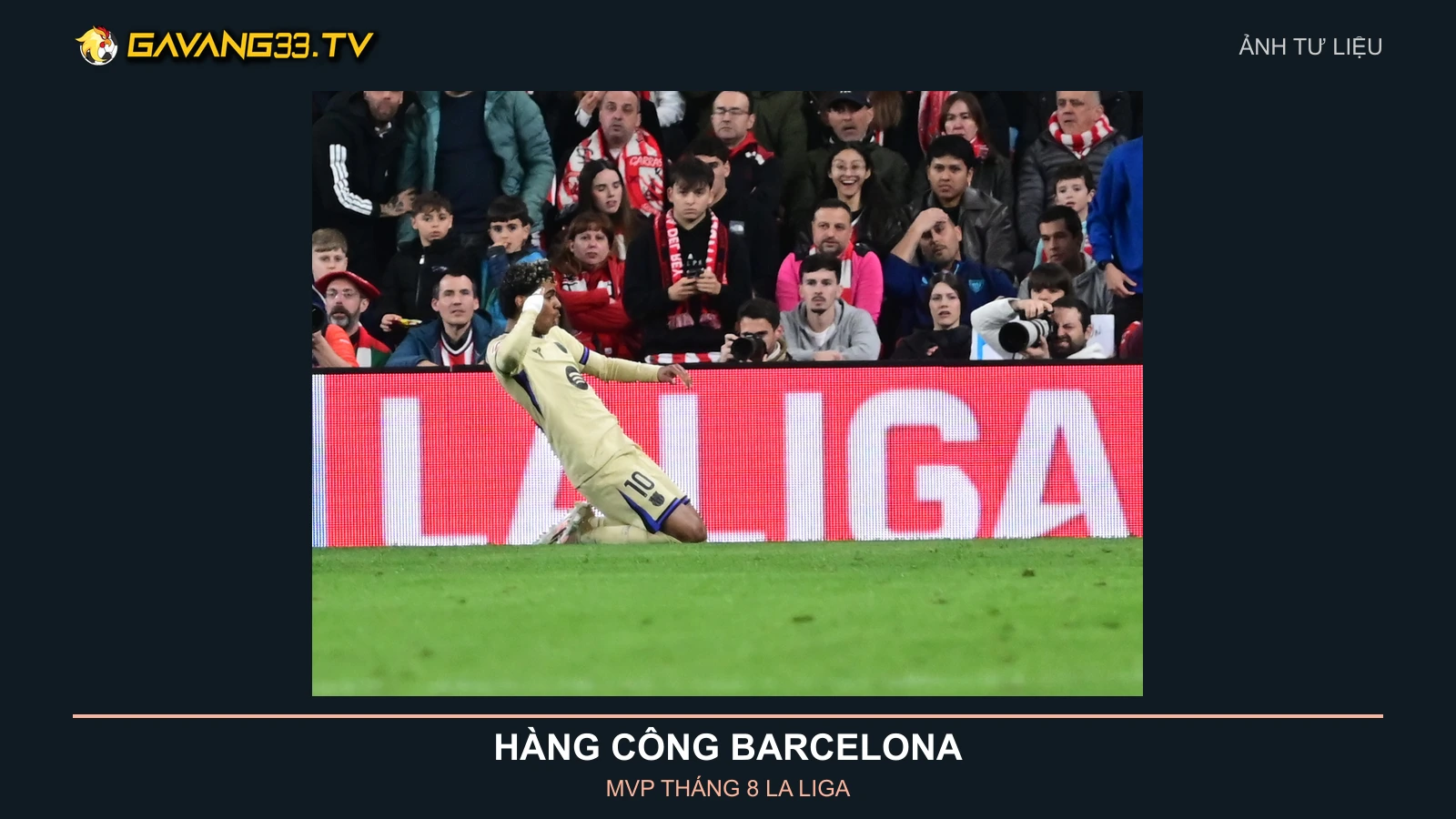 Ảnh tư liệu Lamine Yamal trong màu áo Barcelona